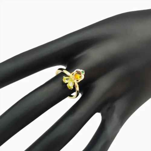 Anillo De Oro Princesa Ajustable