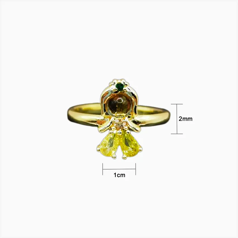 Anillo De Oro Princesa Ajustable