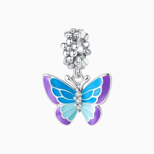 Charm Mariposa Fluorescente