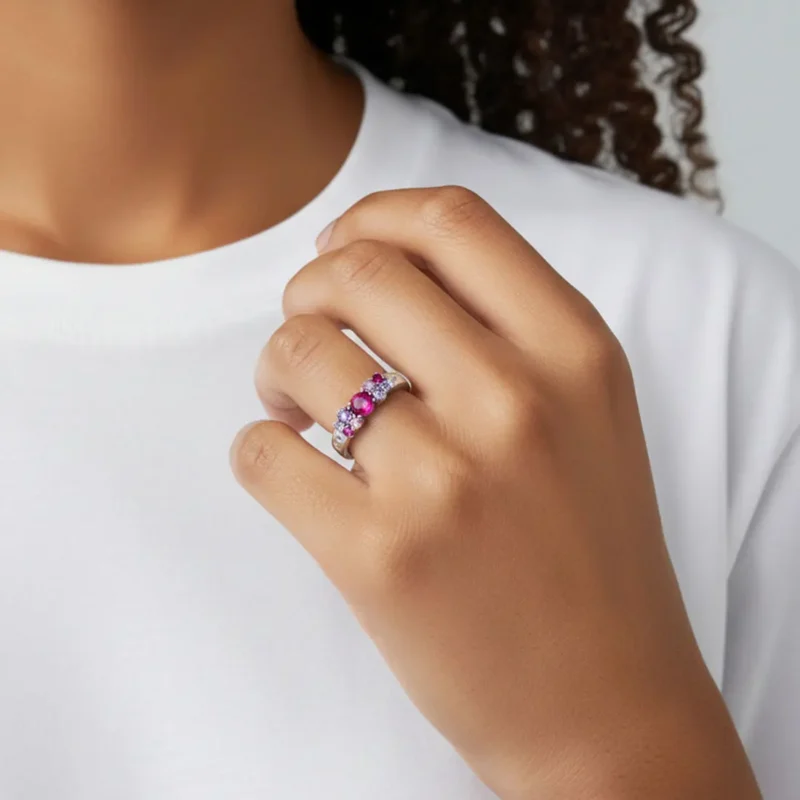 Anillo De Plata Amor Por Siempre