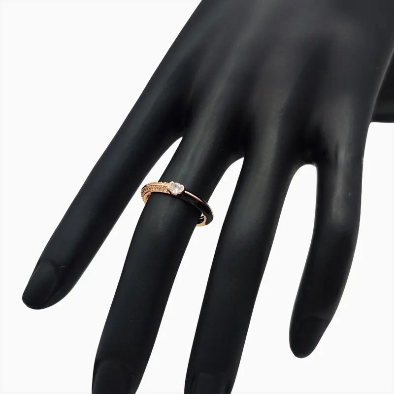 Anillo De Plata Dual Negro