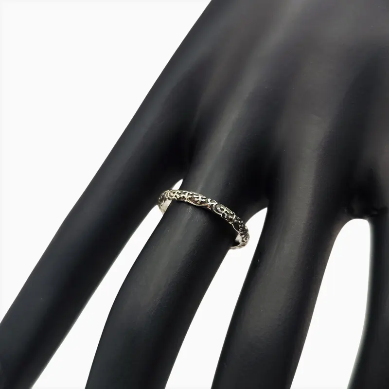 Anillo De Plata Flor De Luna