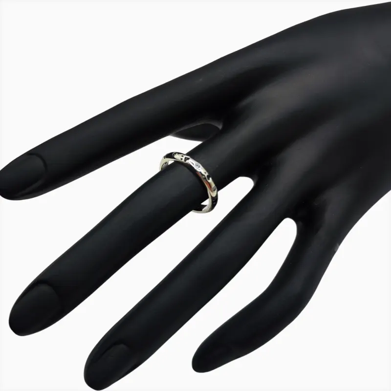 Anillo De Plata Huellas De Mascota Anillo De Plata Huellas De Mascota