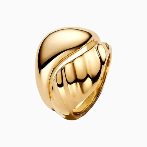 Anillo De Plata Ondas Para Combinar