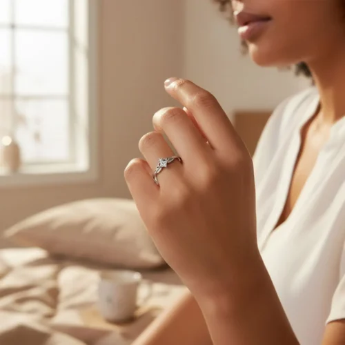 Anillo De Plata Pareja Reina