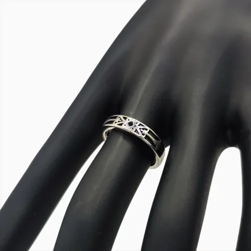 Anillo De Plata Pareja Rey Y Reina