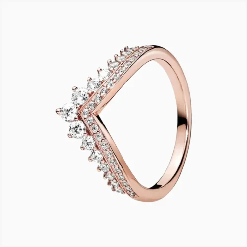 Anillo De Plata Tiara Deseo Rosa Anillo De Plata Tiara Deseo Rosa