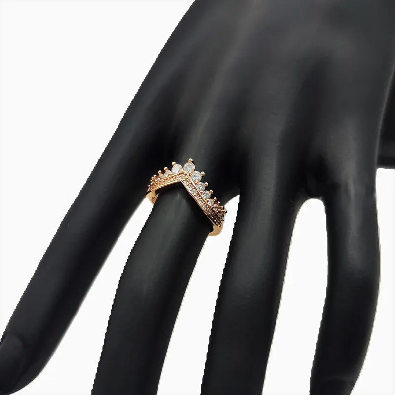 Anillo De Plata Tiara Deseo Rosa