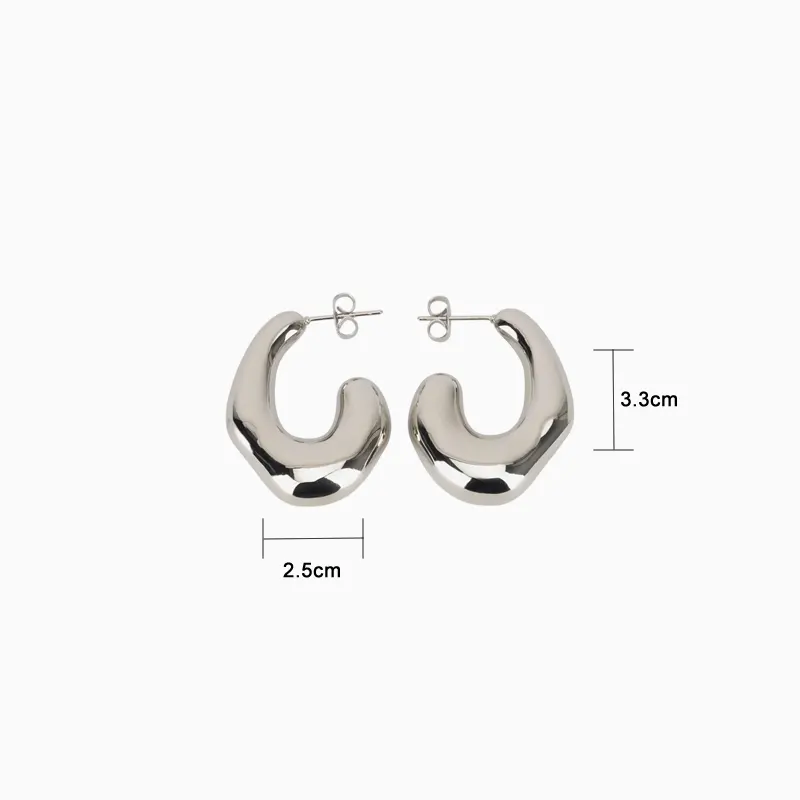 Aretes Broquel De Oro Diseño Moderno Aretes Broquel De Oro Diseño Moderno