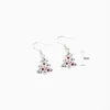 Aretes Largos De Plata Árbol Navideño Aretes Largos De Plata Árbol Navideño