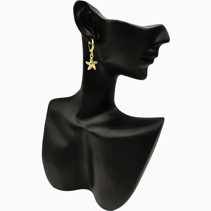 Aretes Huggies De Oro Estrella De Mar