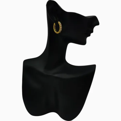 Aretes Huggies De Plata Aro Fila Brillante