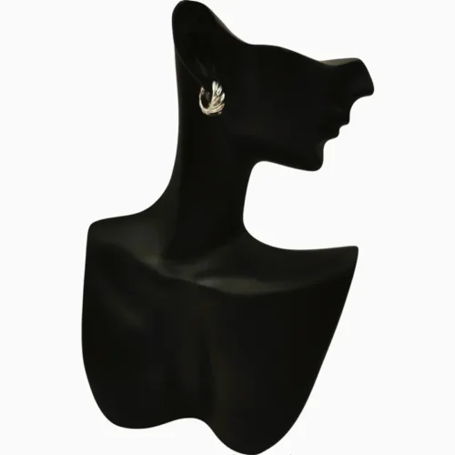 Aretes Huggies De Plata Ondas Plata