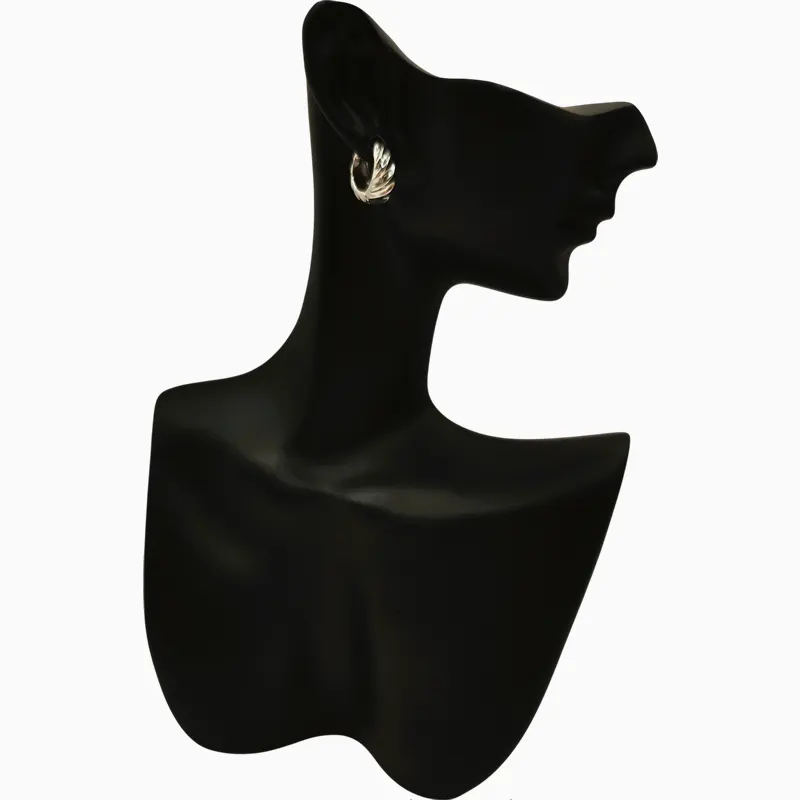 Aretes Huggies De Plata Ondas Plata