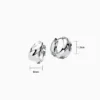 Aretes Huggies De Plata Ondas Plata