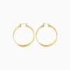 Aretes Arracadas De Oro Triple Aro 50