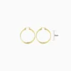 Aretes Arracadas De Oro Triple Aro 50