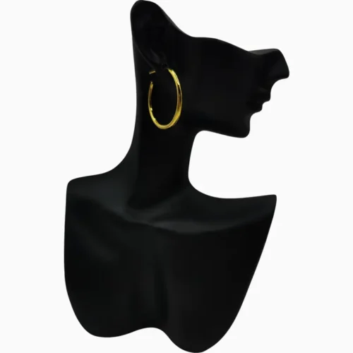 Aretes Arracadas De Plata Aro Abierto 30mm