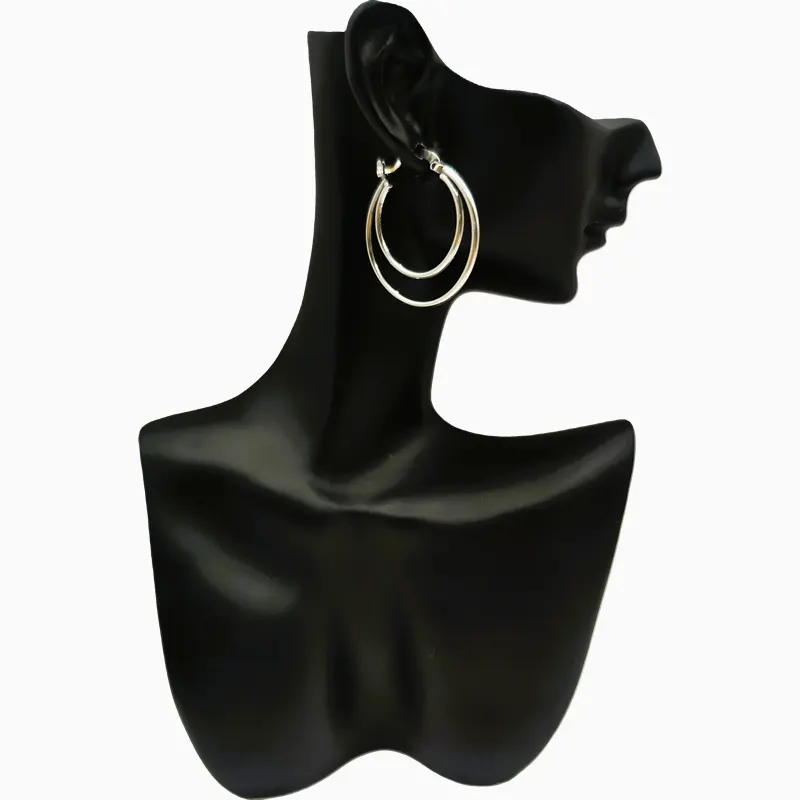 Aretes Arracadas De Plata Doble Banda Aretes Arracadas De Plata Doble Banda