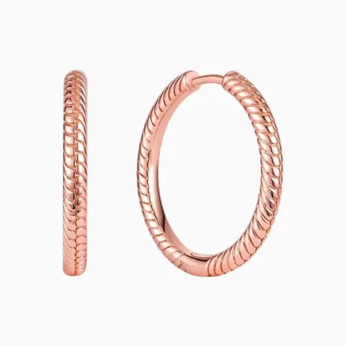 Aretes Arracadas De Plata Para Charms Rosa