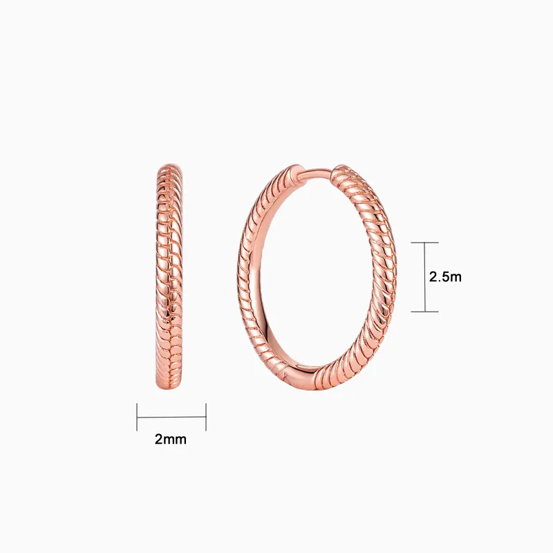 Aretes Arracadas De Plata Para Charms Rosa