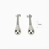 Aretes Broquel De Oro Gota Larga Aretes Broquel De Oro Gota Larga