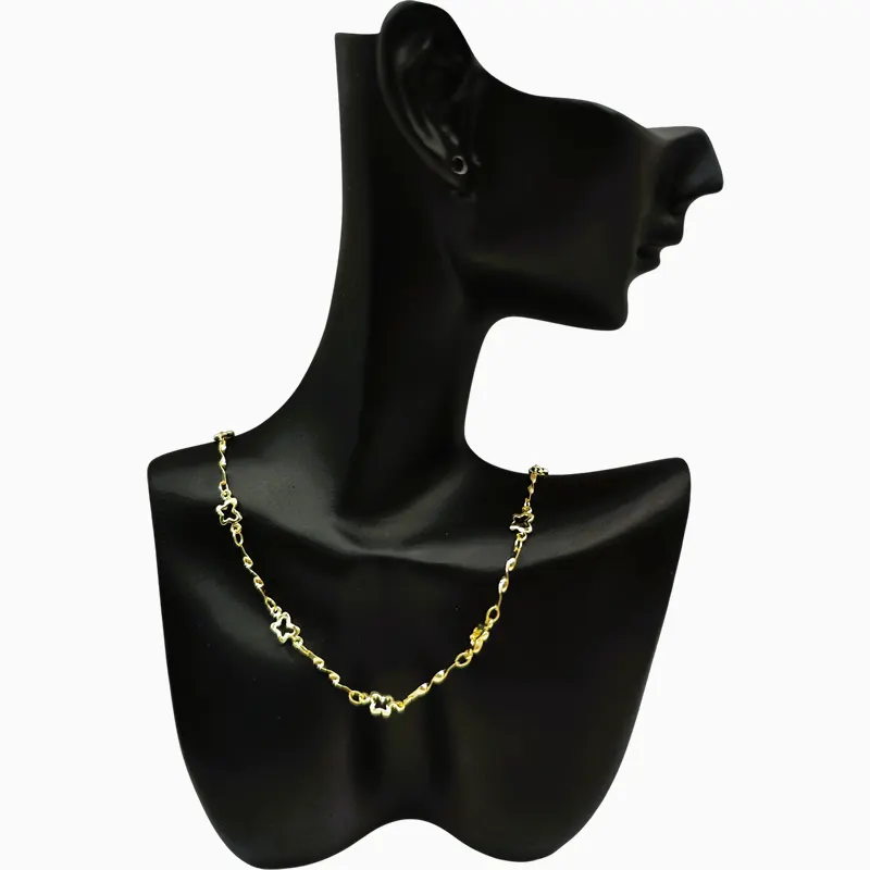 Cadena De Oro Eslabones De Mariposa