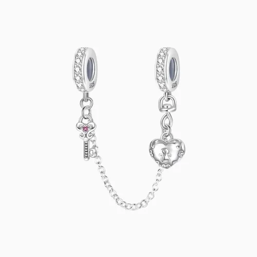 Cadena De Seguridad Corazón Candado