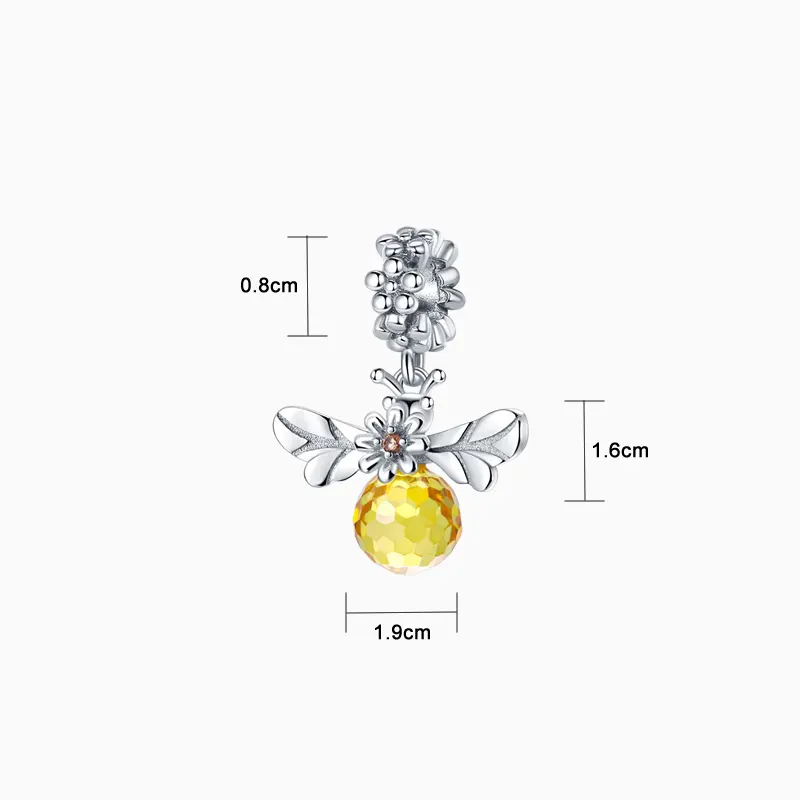 Charm Abeja Brillante