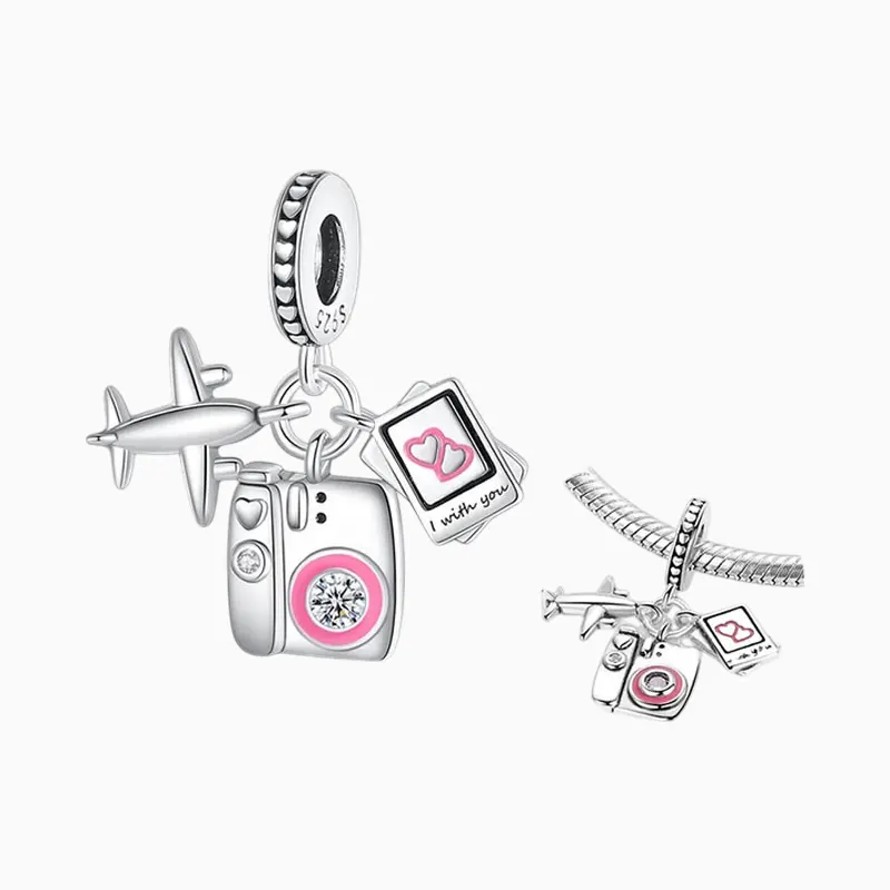 Charm Avión Cámara Y Foto