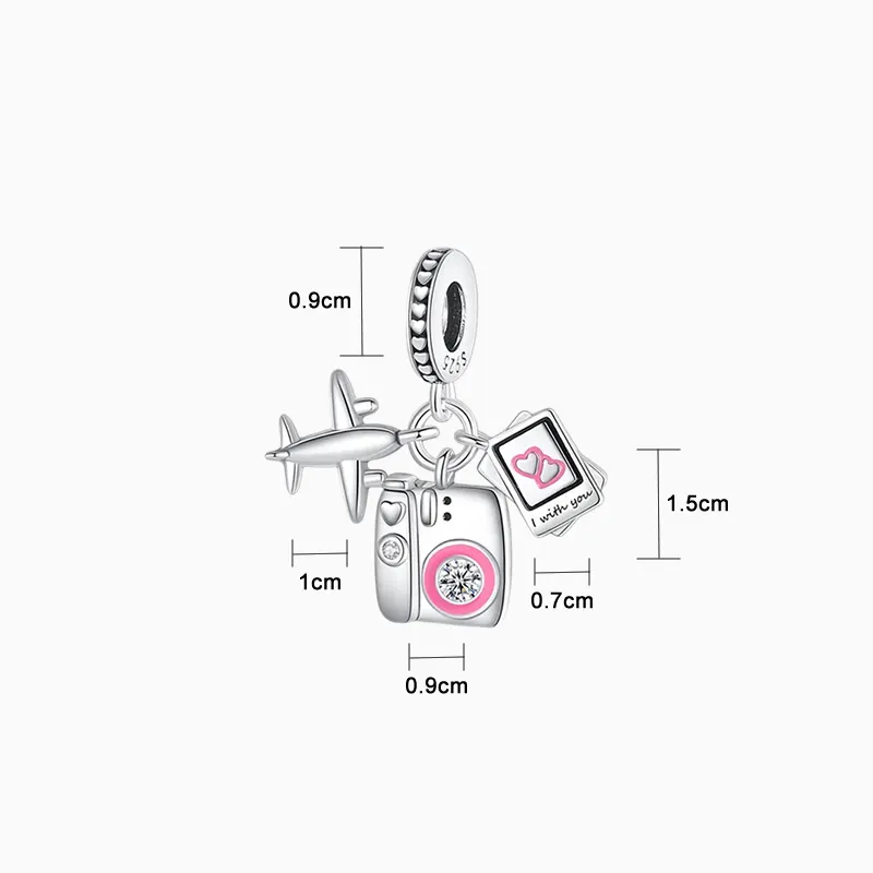 Charm Avión Cámara Y Foto