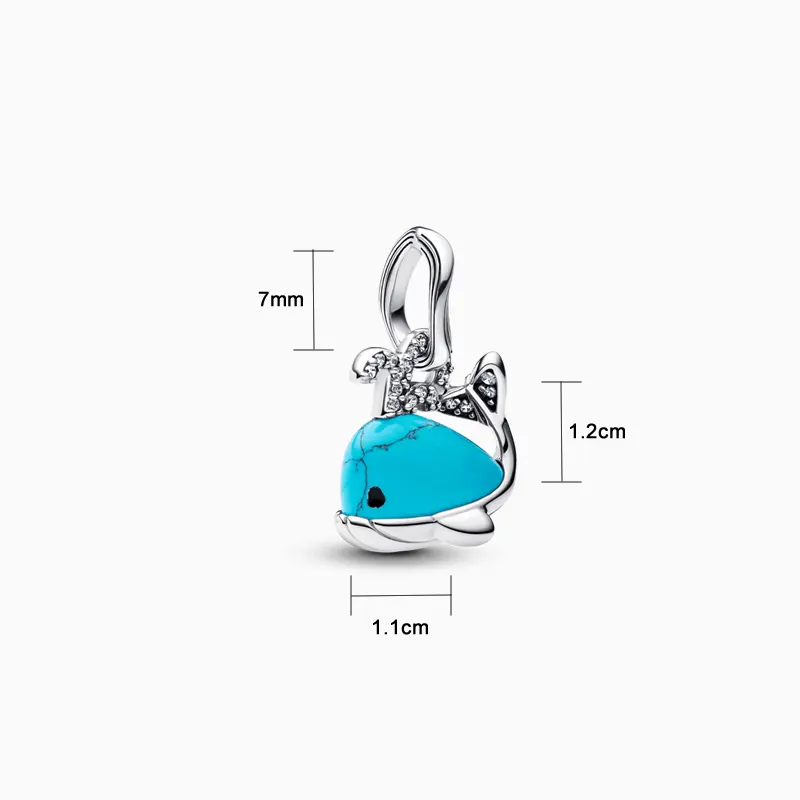 Charm Ballena Turquesa