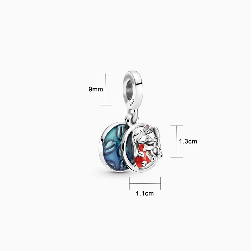 Charm Colgante Lilo Y Stitch