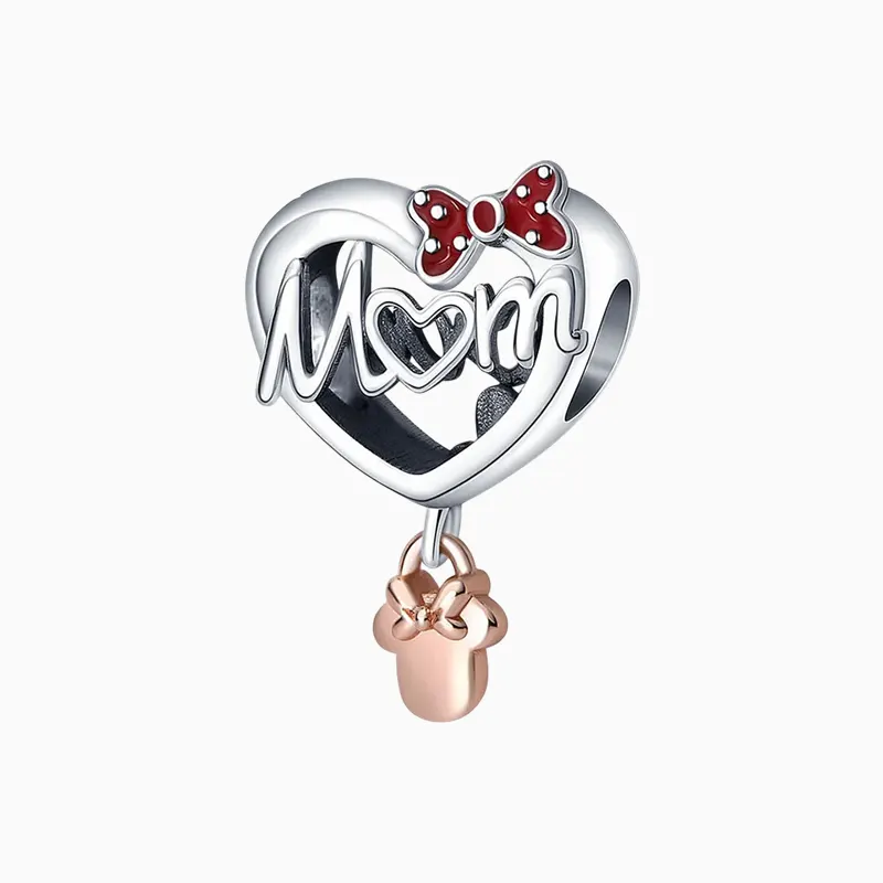 Charm Corazón Mamá Minnie Mouse
