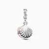 Charm Doble Concha Coral Charm Doble Concha Coral