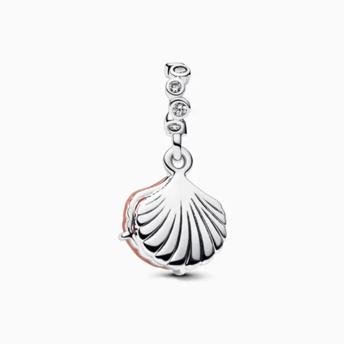 Charm Doble Concha Coral