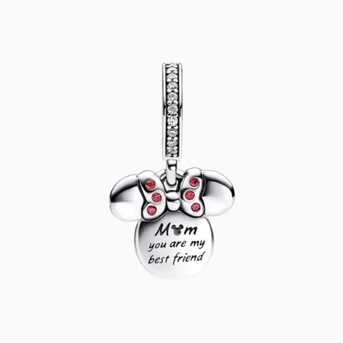 Charm Doble Silueta Minnie Mouse