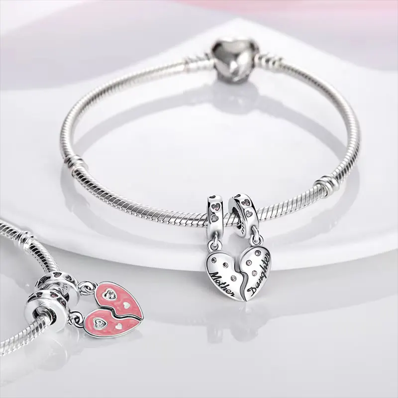 Charm Duo Corazón Madre Hija