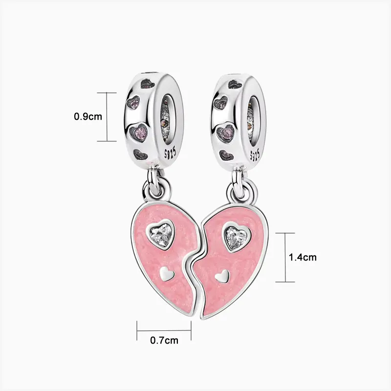 Charm Duo Corazón Madre Hija