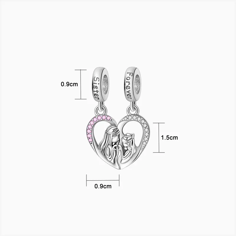 Charm Duo Hermanas Por Siempre