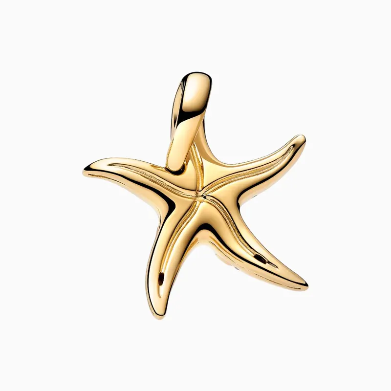 Charm Estrella De Mar Azul Brillante