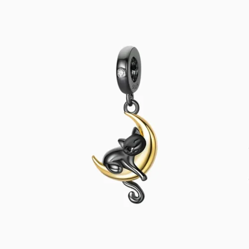 Charm Gato Durmiendo En Luna