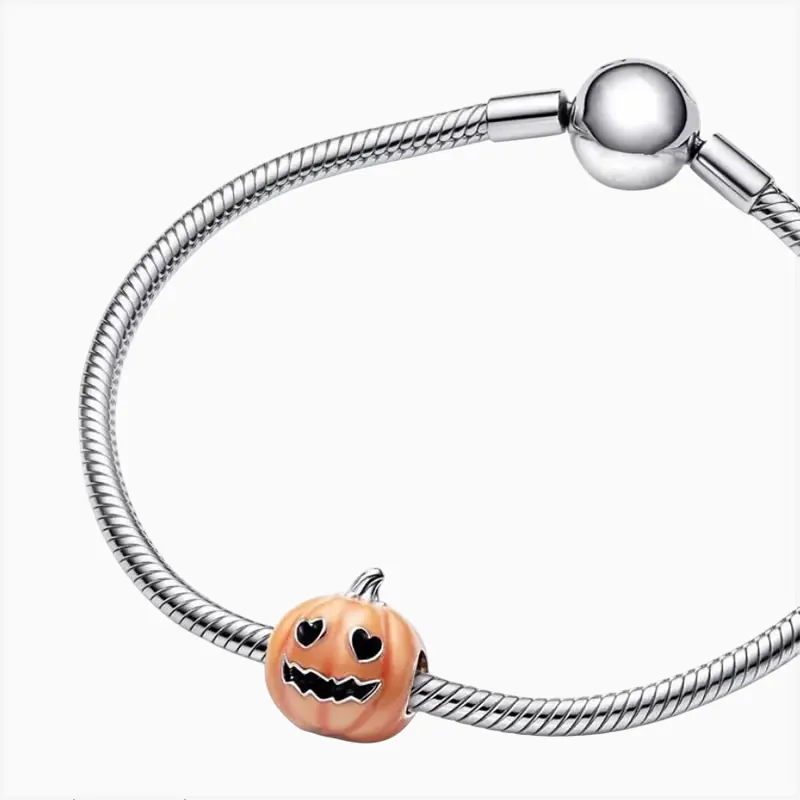 Charm Halloween Calabaza Corazones