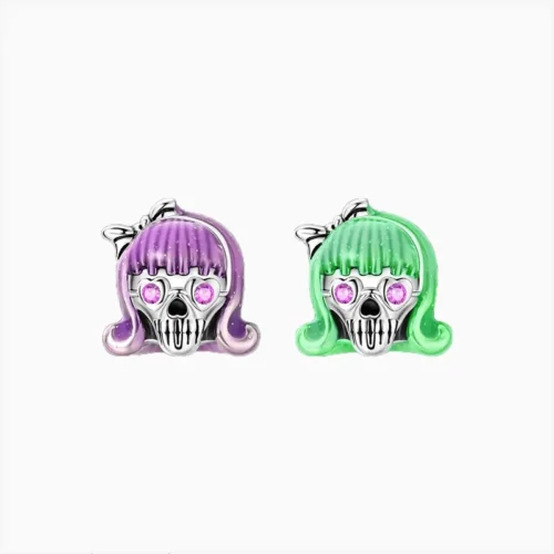 Charm Halloween Calavera Fluorescente