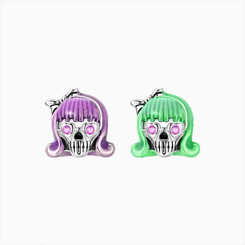 Charm Halloween Calavera Fluorescente Charm Halloween Calavera Fluorescente