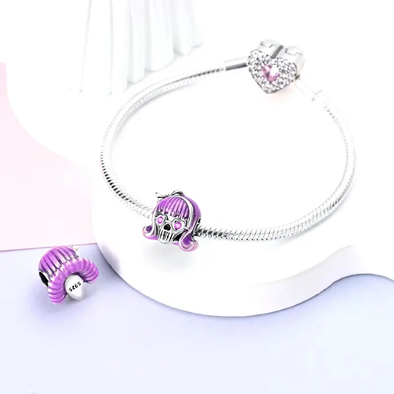 Charm Halloween Calavera Fluorescente Charm Halloween Calavera Fluorescente