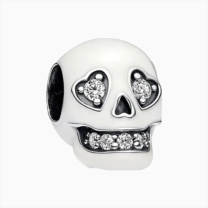 Charm Halloween Cráneo Fluorescente Charm Halloween Cráneo Fluorescente