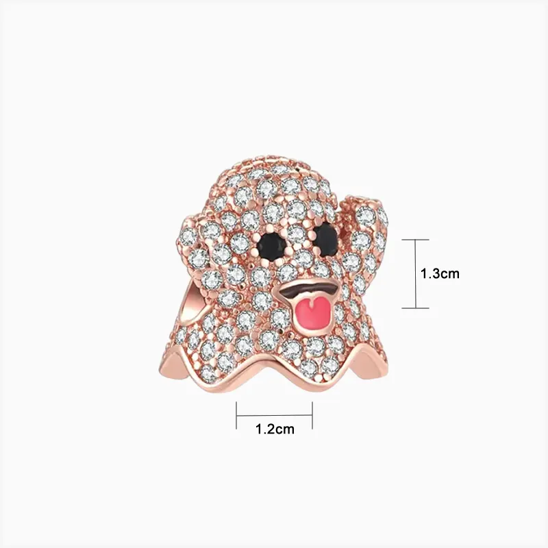 Charm Halloween Fantasma Brillante