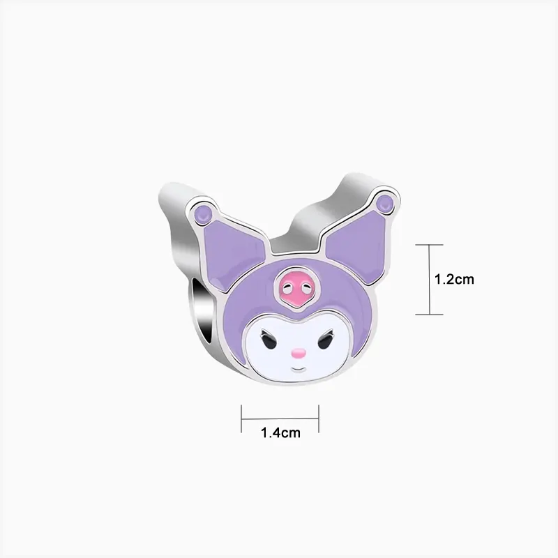 Charm Sanrio Kuromi Morado