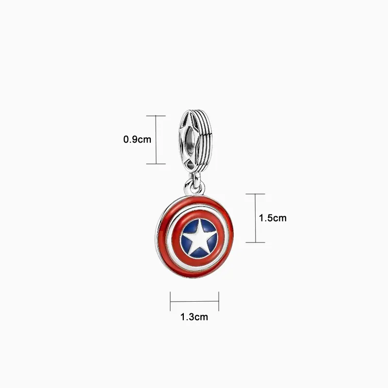 Charm Marvel Escudo Capitán América